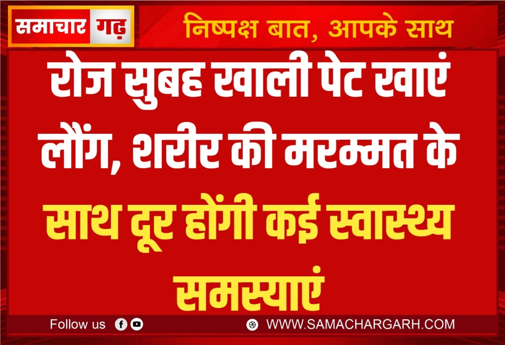 रोज सुबह खाली पेट खाएं लौंग, शरीर की मरम्मत के साथ दूर होंगी कई स्वास्थ्य समस्याएं