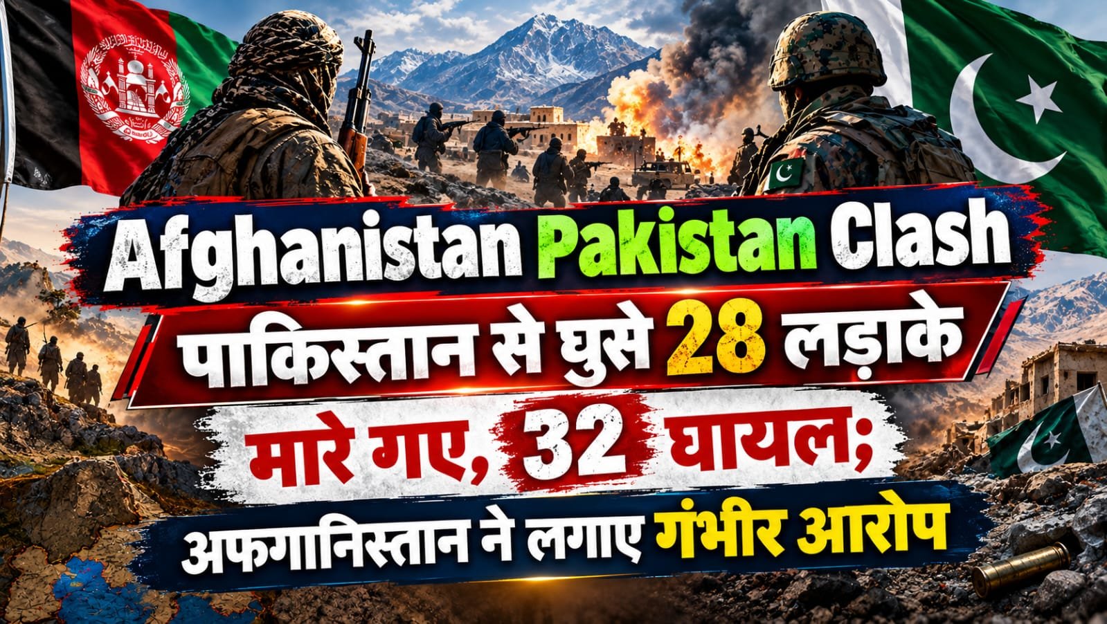 Afghanistan Pakistan Clash: पाकिस्तान से घुसे 28 लड़ाके मारे गए, 32 घायल; अफगानिस्तान ने लगाए गंभीर आरोप