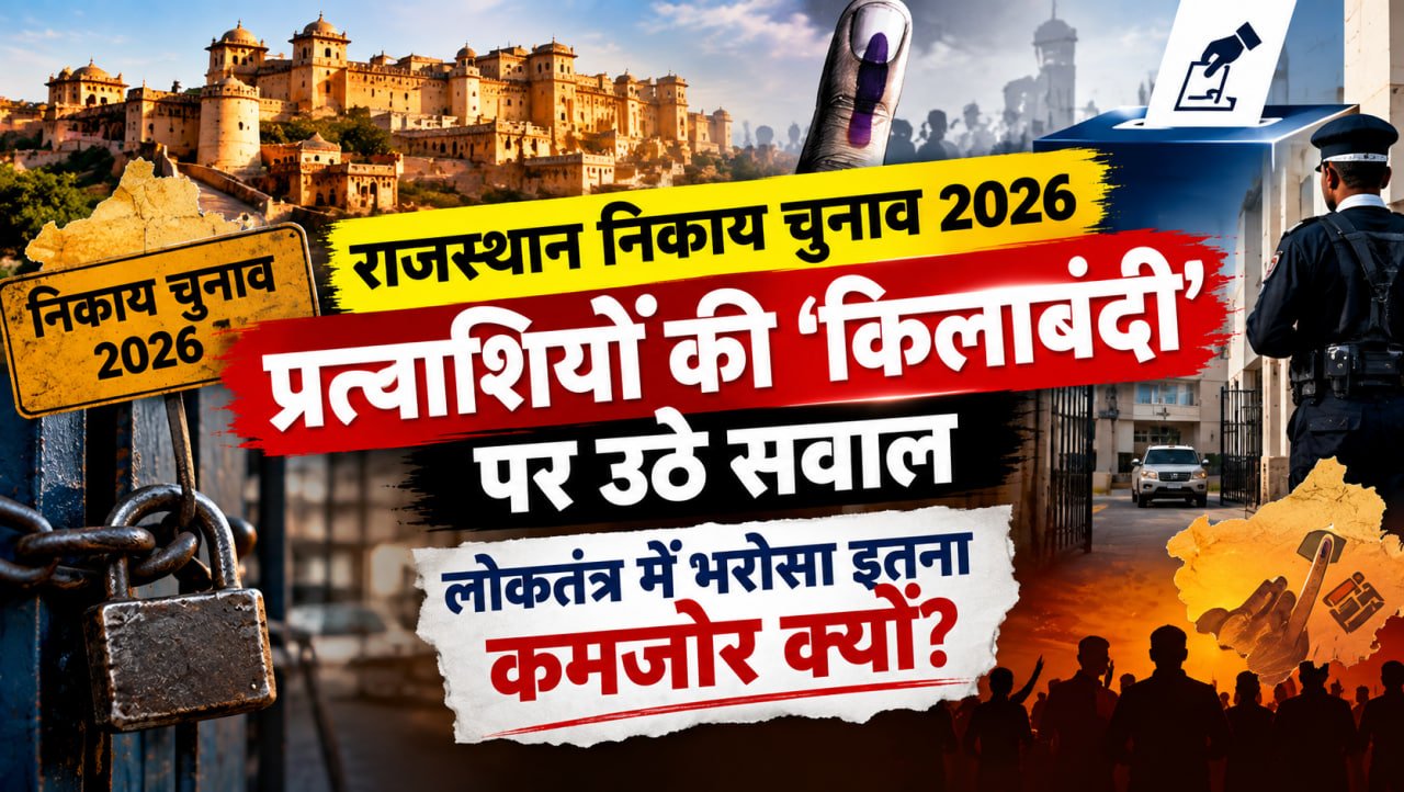 Rajasthan Nikay Chunav 2026: प्रत्याशियों की ‘किलाबंदी’ पर उठे सवाल, लोकतंत्र में भरोसा इतना कमजोर क्यों?
