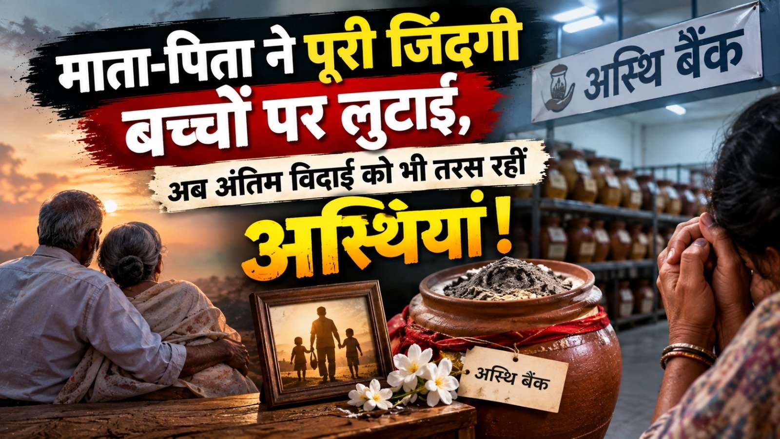 माता-पिता ने पूरी जिंदगी बच्चों पर लुटाई, अब अंतिम विदाई को भी तरस रहीं अस्थियां!