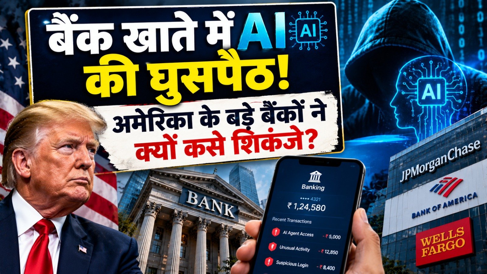 बैंक खाते में AI की घुसपैठ! अमेरिका के बड़े बैंकों ने क्यों कसे शिकंजे?