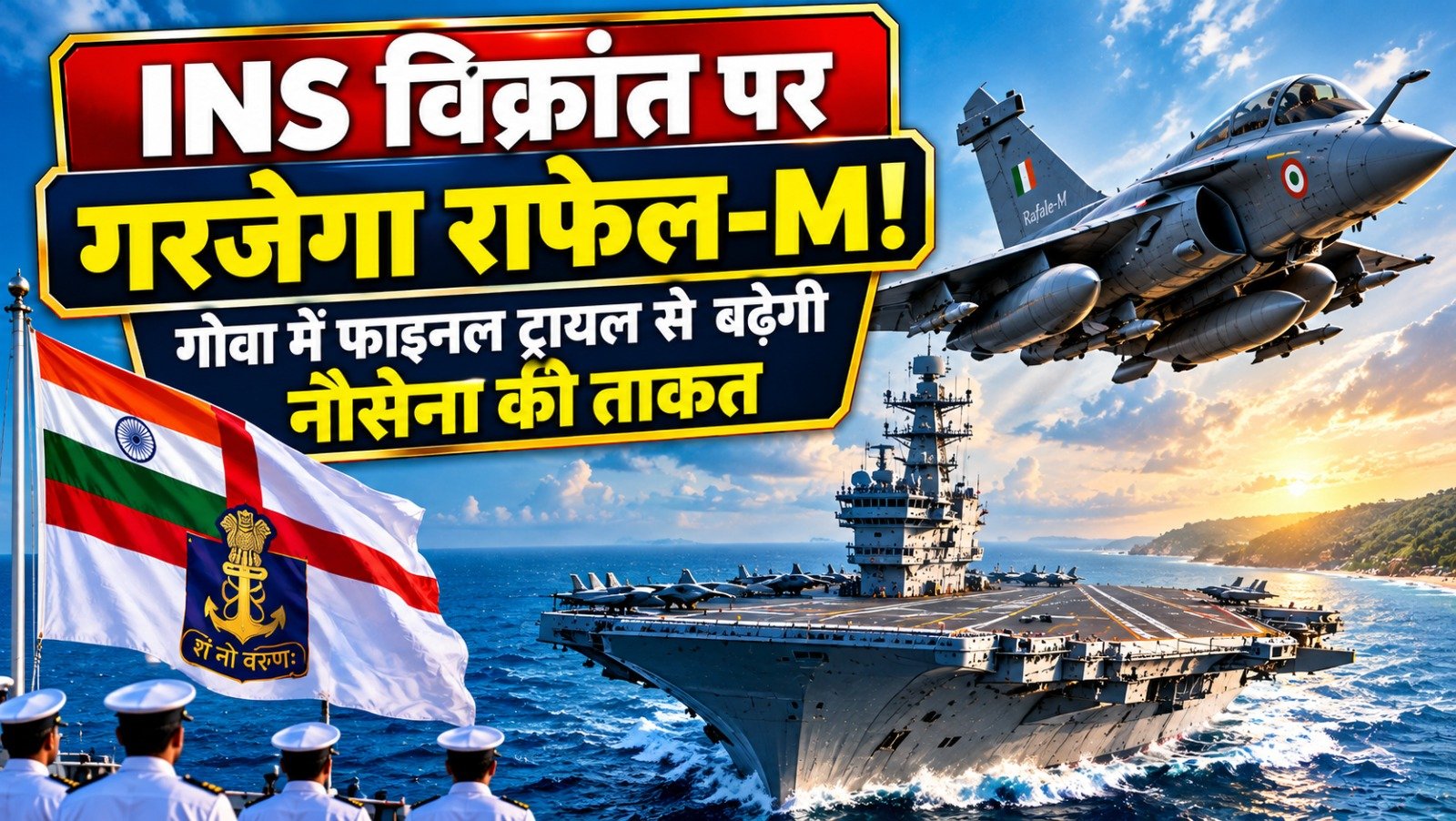 INS विक्रांत पर गरजेगा राफेल-M! गोवा में फाइनल ट्रायल से बढ़ेगी नौसेना की ताकत