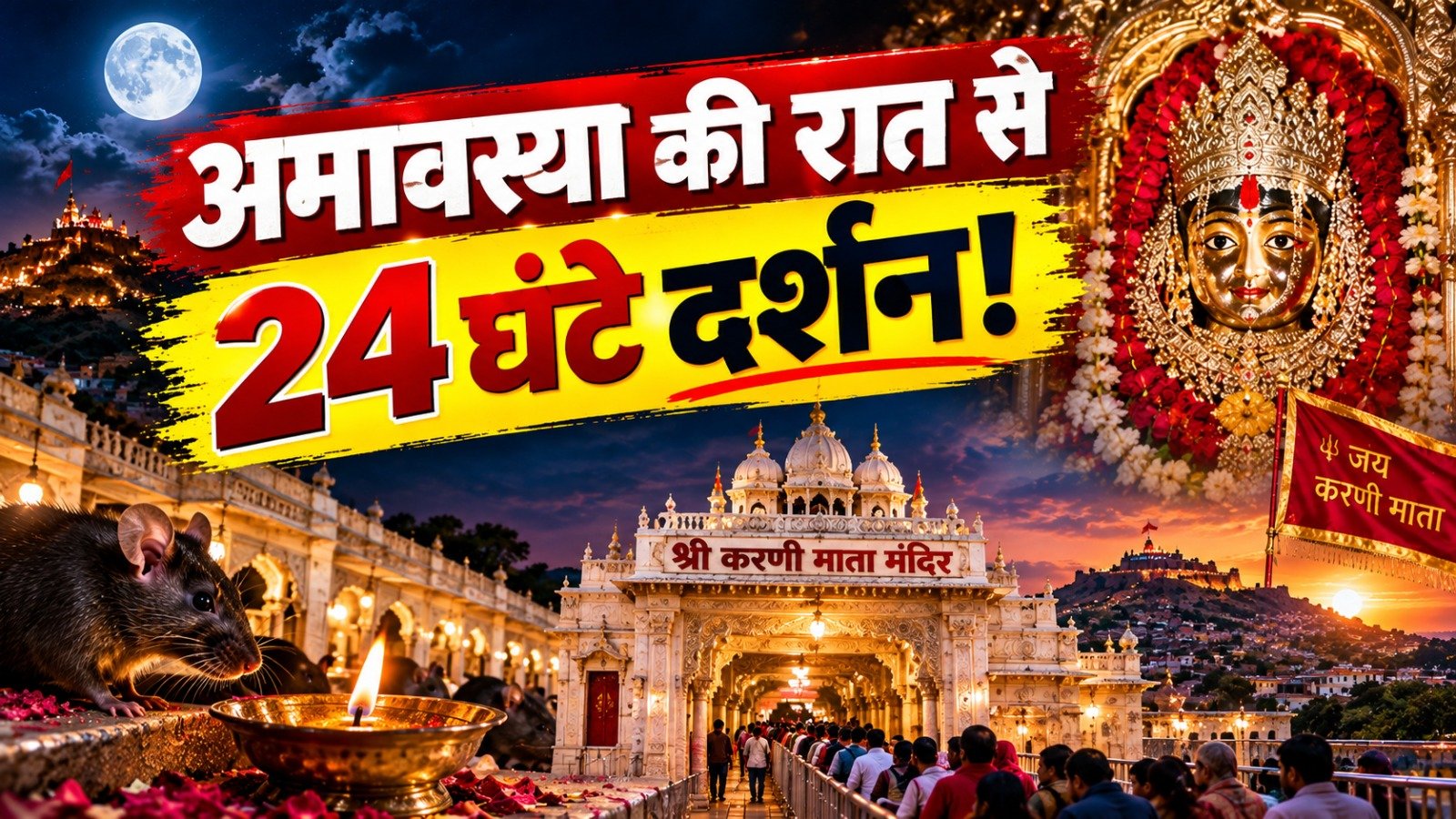 Rajasthan News: अमावस्या की रात से 24 घंटे खुलेंगे करणी माता मंदिर के पट, दर्शन के लिए उमड़ेगी श्रद्धालुओं की भीड़