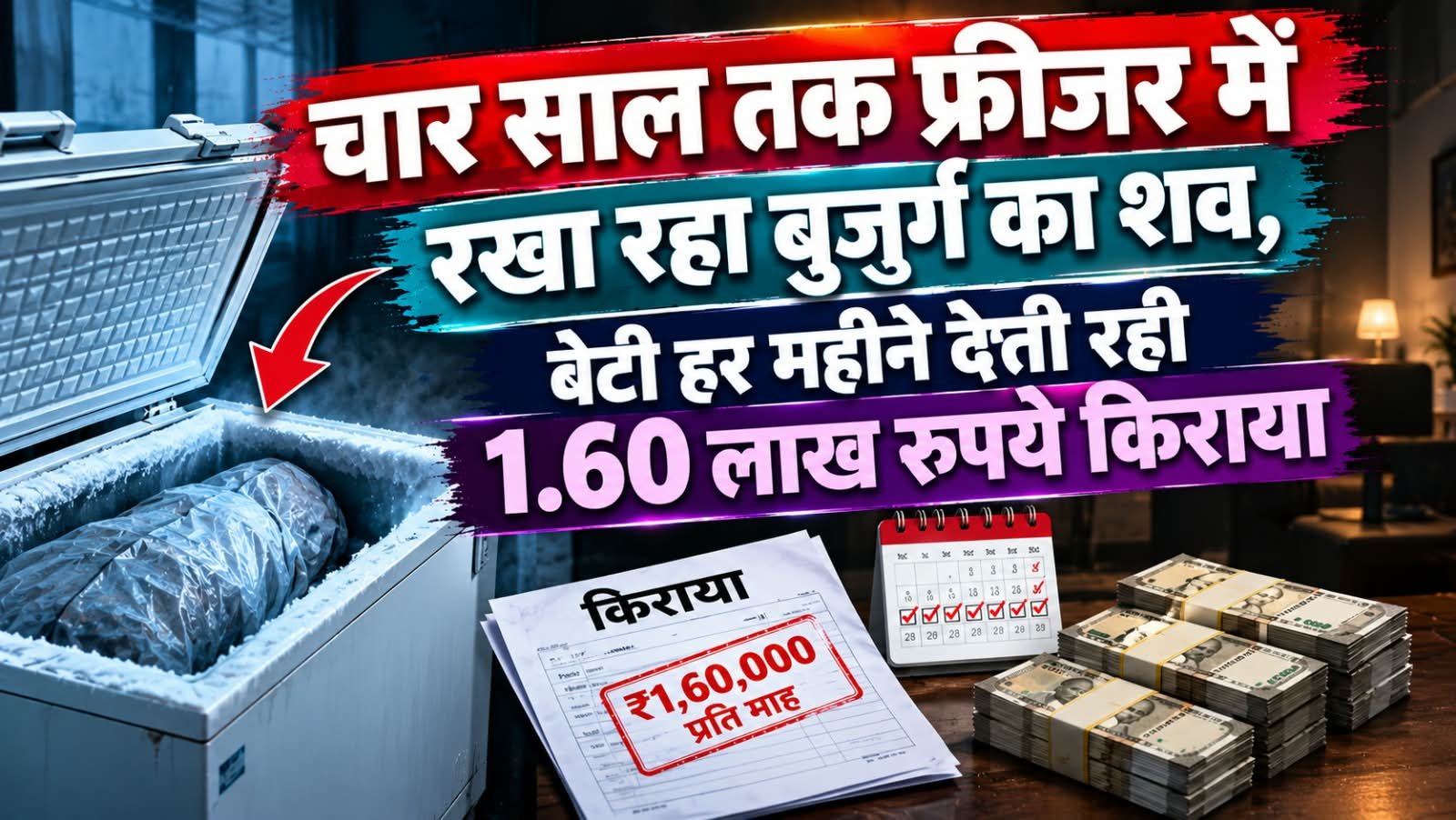 Mumbai News: चार साल तक फ्रीजर में रखा रहा बुजुर्ग का शव, बेटी हर महीने देती रही 1.60 लाख रुपये किराया