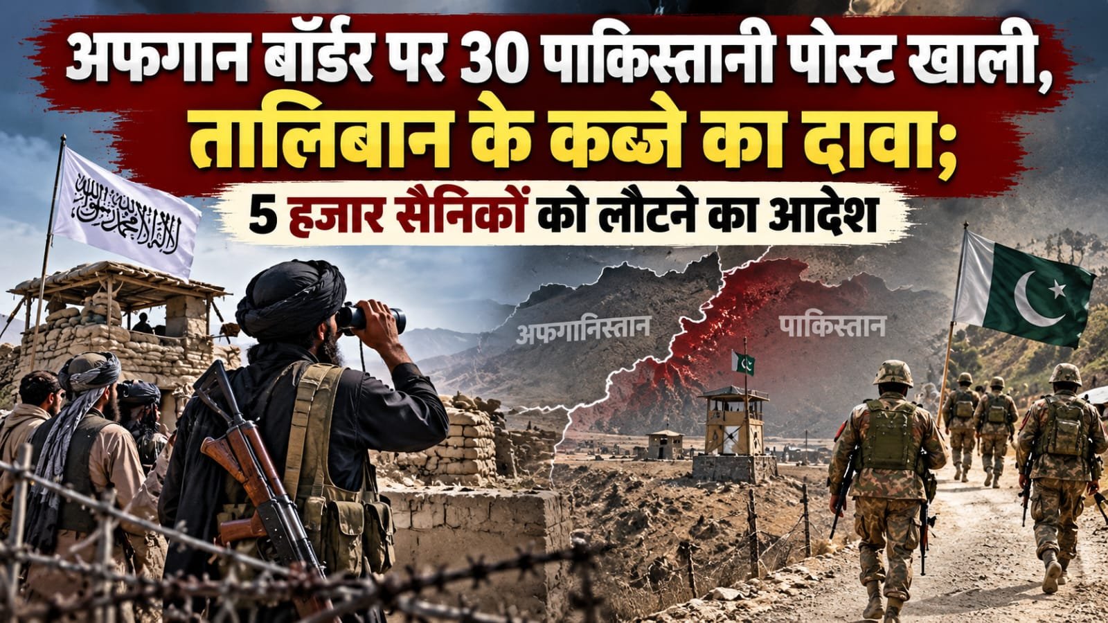 Pakistan Afghanistan Border: अफगान बॉर्डर पर 30 पाकिस्तानी पोस्ट खाली, तालिबान के कब्जे का दावा; 5 हजार सैनिकों को लौटने का आदेश