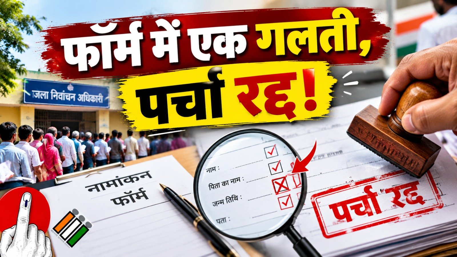 Rajasthan Panchayat Election 2026: नामांकन फॉर्म में एक गलती से रद्द हो सकता है पर्चा, सुधार का मिलेगा मौका; चरित्र प्रमाण पत्र जरूरी नहीं