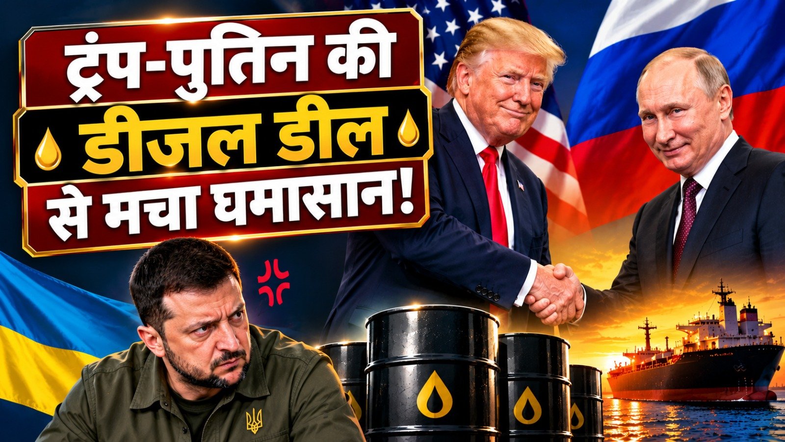 Russia-US Deal: प्रतिबंधों के बीच अमेरिका पहुंचेगा रूसी डीजल! ट्रंप-पुतिन की डील से यूक्रेन क्यों नाराज?
