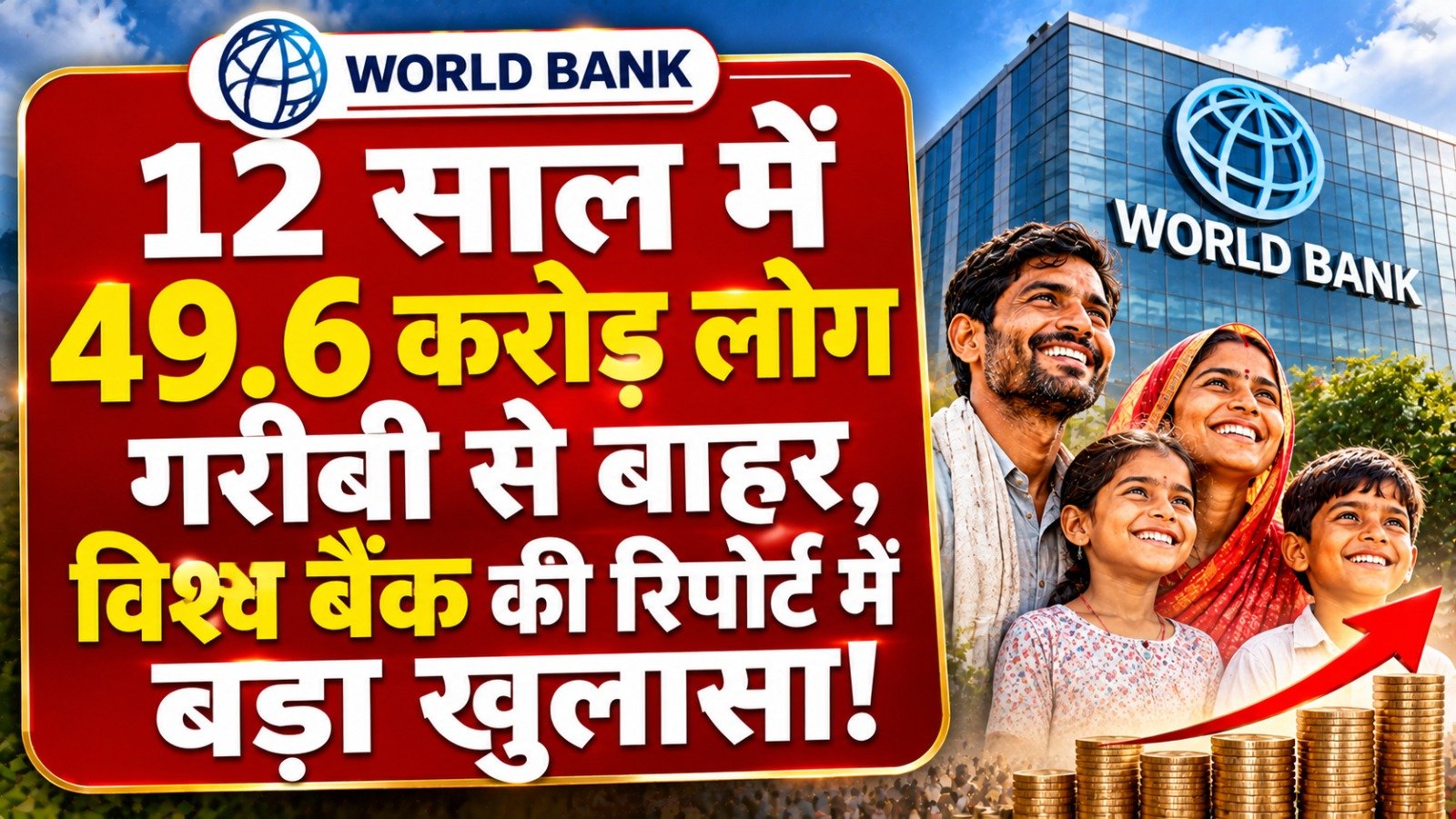 गरीबी के खिलाफ भारत की बड़ी जीत! 12 साल में 49.6 करोड़ लोग निकले बाहर, फिर भी कमाई में 13 गुना की खाई